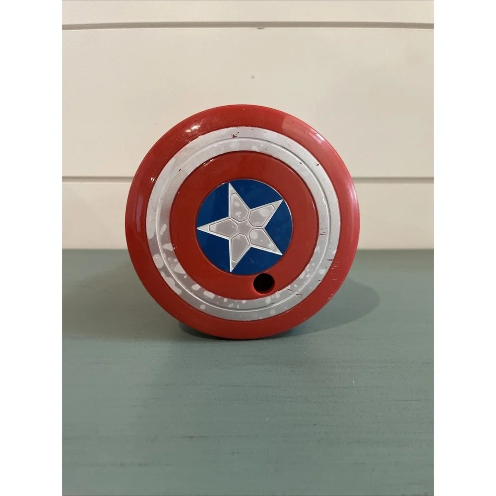 Disney Captain America Brave New‎ World Grippr Drink Cup Cinemark No Straw